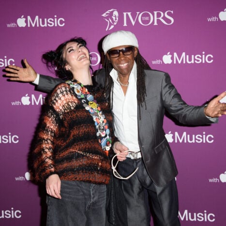 Willow Kayne and Nile Rodgers at The Ivors 2022