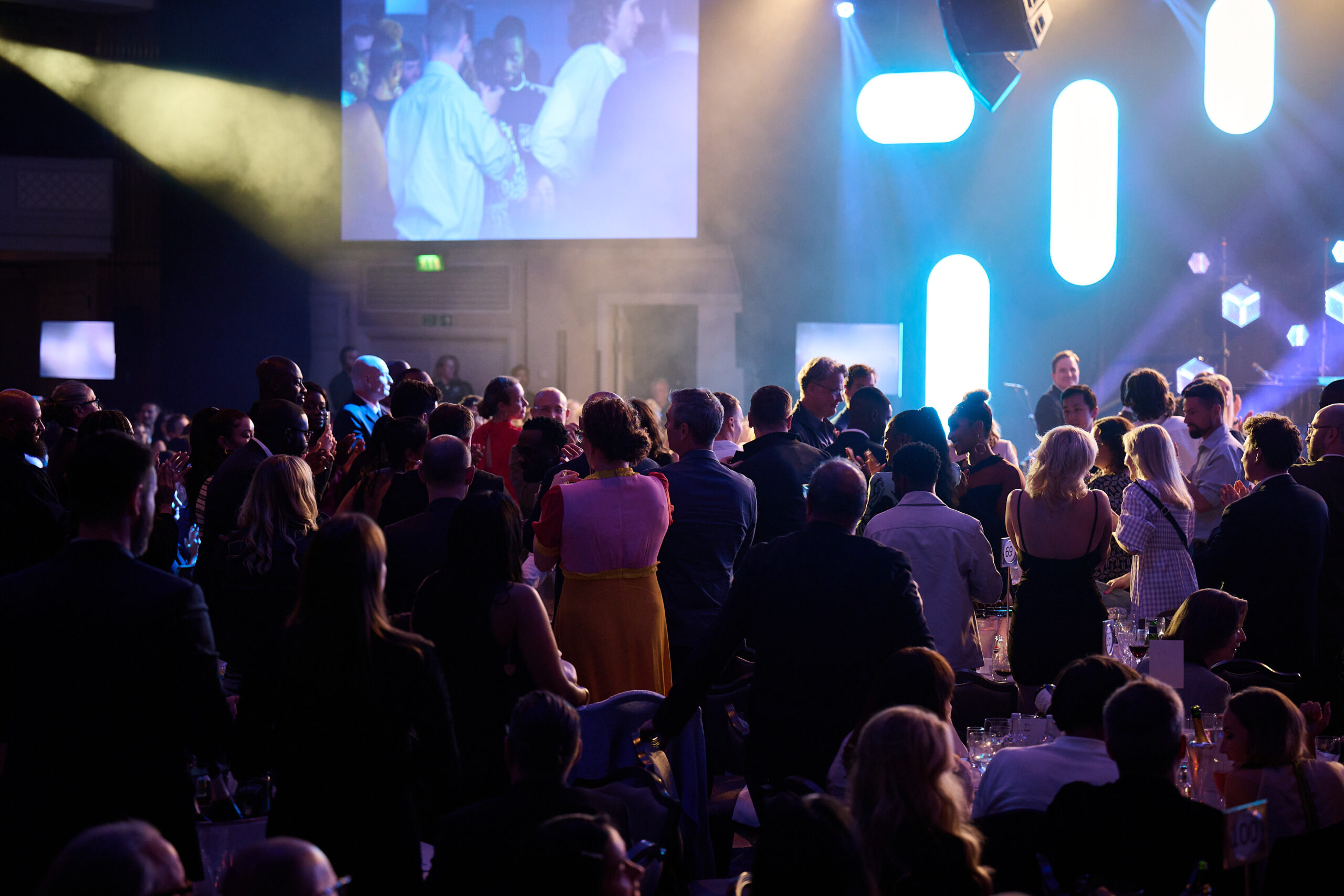 Crowd at the Ivor Novello Awards