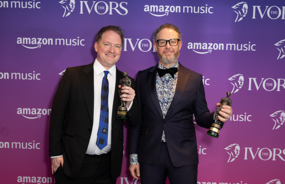 Stephen Barton and Gordy Haab win the Best Original Video Game Score Ivor Novello Award for Star Wars Jedi: Survivor