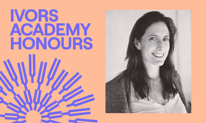 Image of Elena Segal with Ivors Academy Honours logo