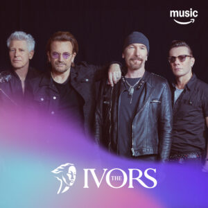 Bono with The Ivors and Amazon Music logos