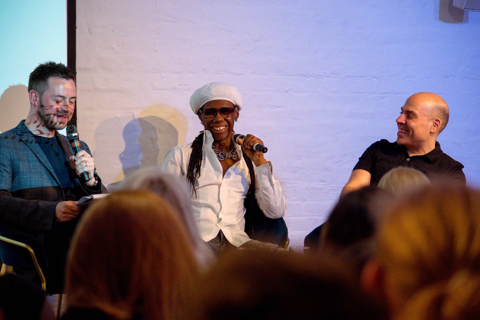 Dr-Simon-Barber-Nile-Rodgers-and-Merck-Mercuriadis-Songwriting-Studies-event-at-The-Ivors-Academy