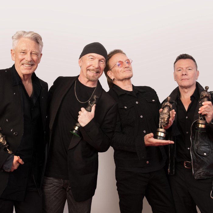 Fellows of The Ivors Academy, U2: Bono, The Edge, Adam Clayton and Larry Mullen Jr.