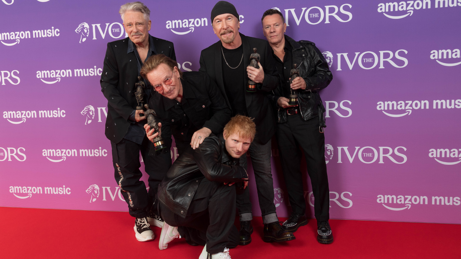 U2 and Ed Sheeran at The Ivors 2025