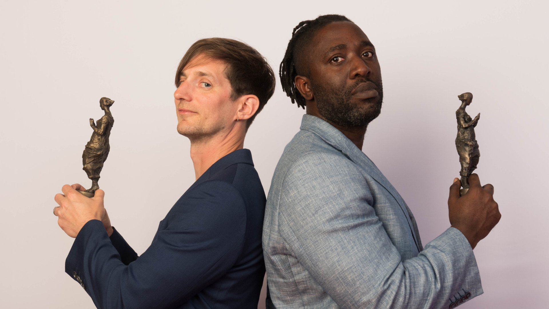 Kele Okereke and Russell Lissack, Bloc Party, at The Ivors 2025