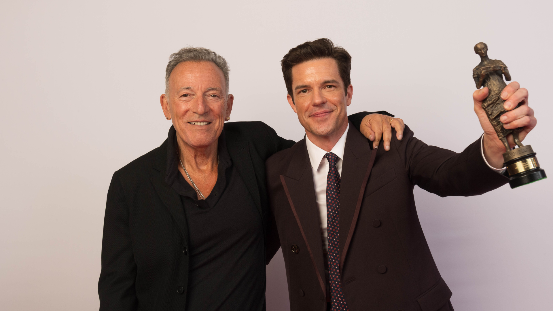 Brandon Flowers and Bruce Springsteen at The Ivors 2025