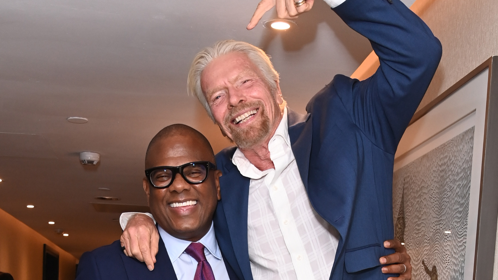 Jon Platt and Richard Branson at The Ivors Academy Honours 2025