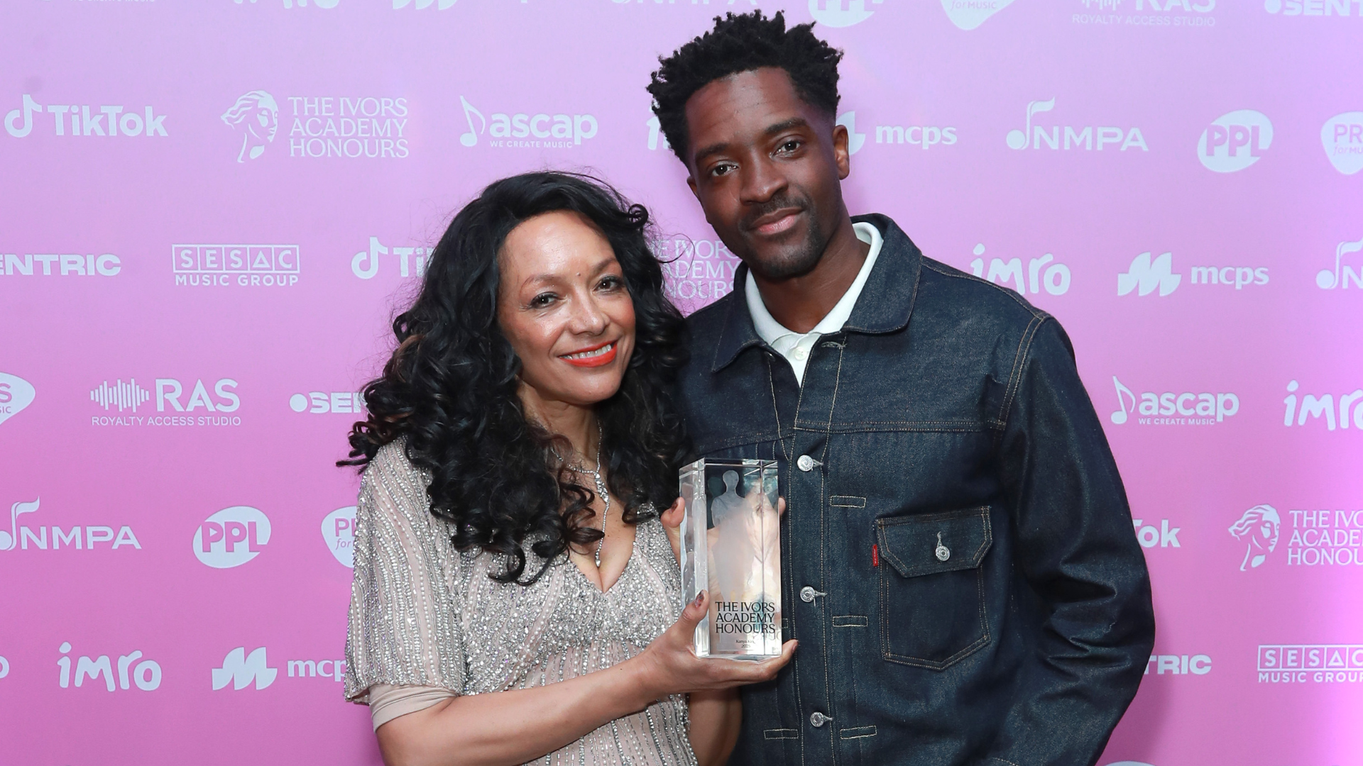 Kanya King and Guvna B at The Ivors Academy Honours 2025