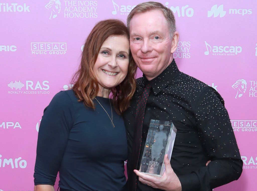 Alison Moyet and Chris Bryant MP at The Ivors Academy Honours 2025