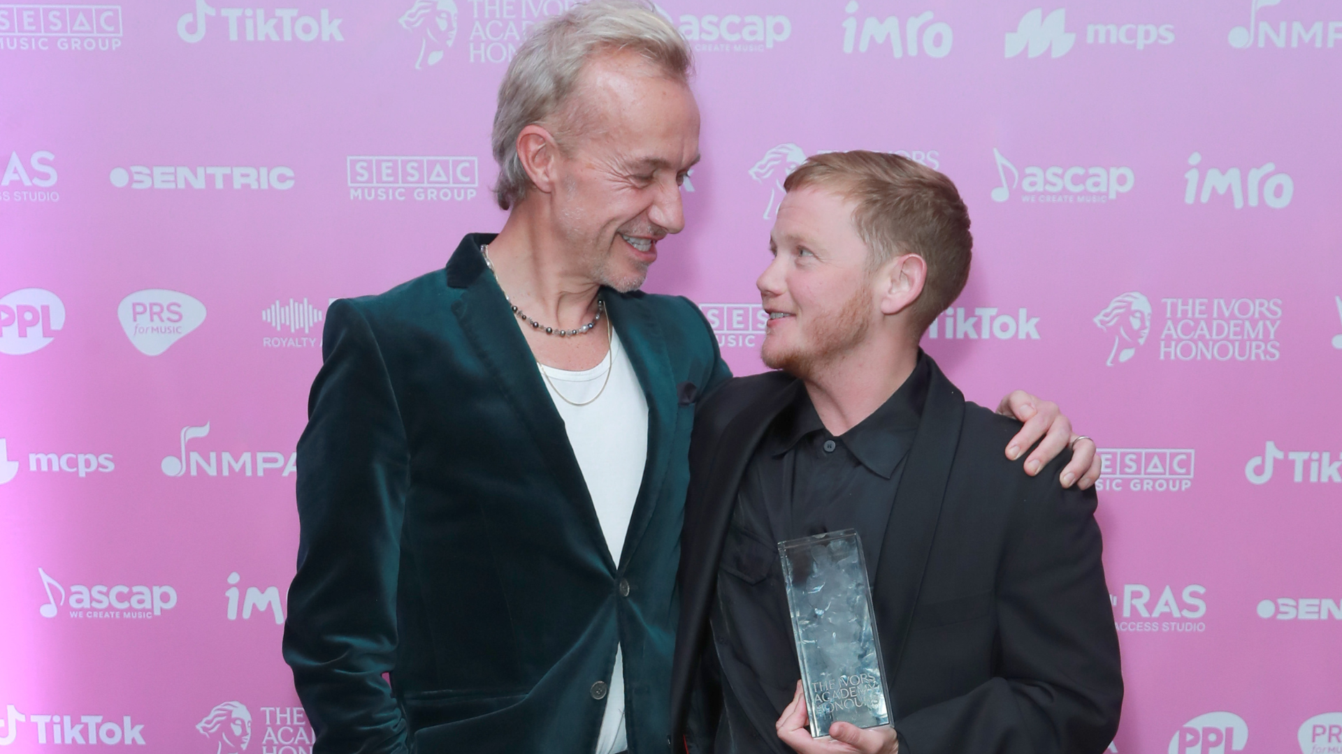 Kae Tempest and Fraser T Smith at The Ivors Academy Honours 2025