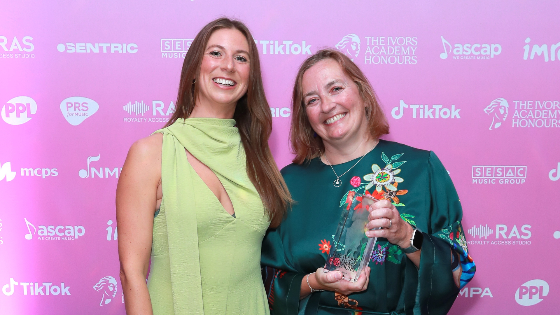 Catherine Manners and Harriet Moss at The Ivors Academy Honours 2025