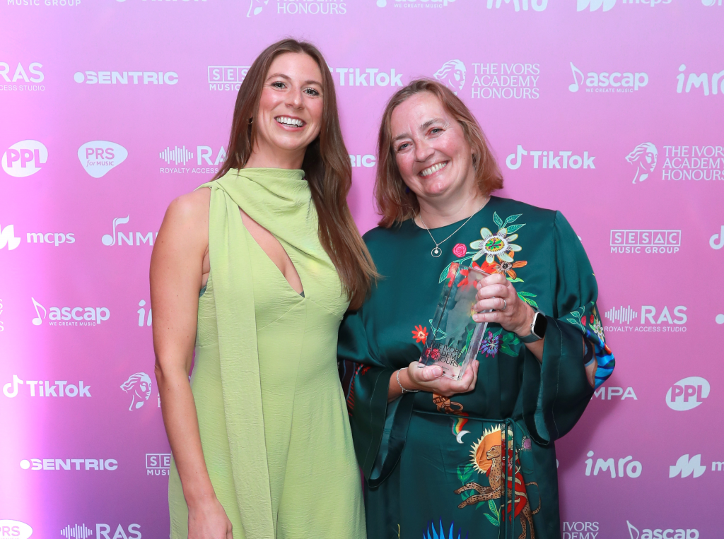 Catherine Manners and Harriet Moss at The Ivors Academy Honours 2025