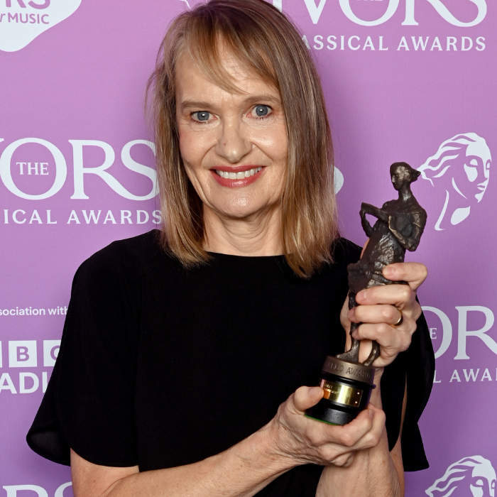 Anne Dudley, being inducted into Fellowship of The Ivors Academy