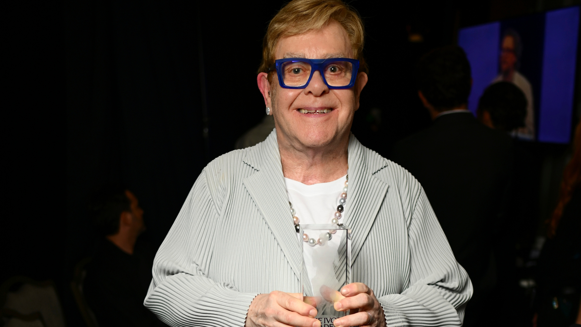 Elton John at the Ivor Novello Awards