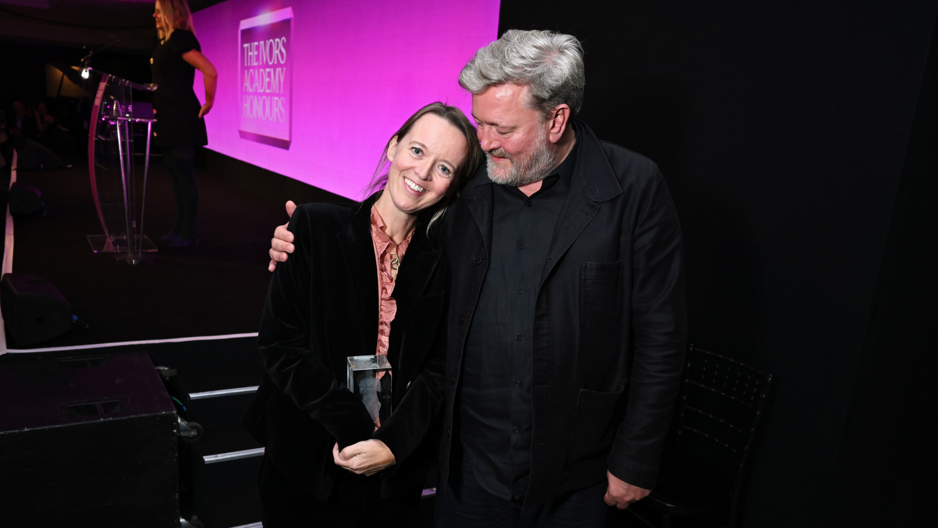Emily Eavis and Guy Garvey at The Ivors Academy Honours 2026